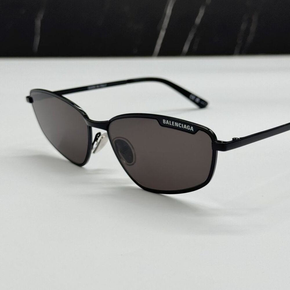 NEW BALENCIAGA BB0277S 001 UNISEX BLACK SUNGLASSES - Picture 3 of 10